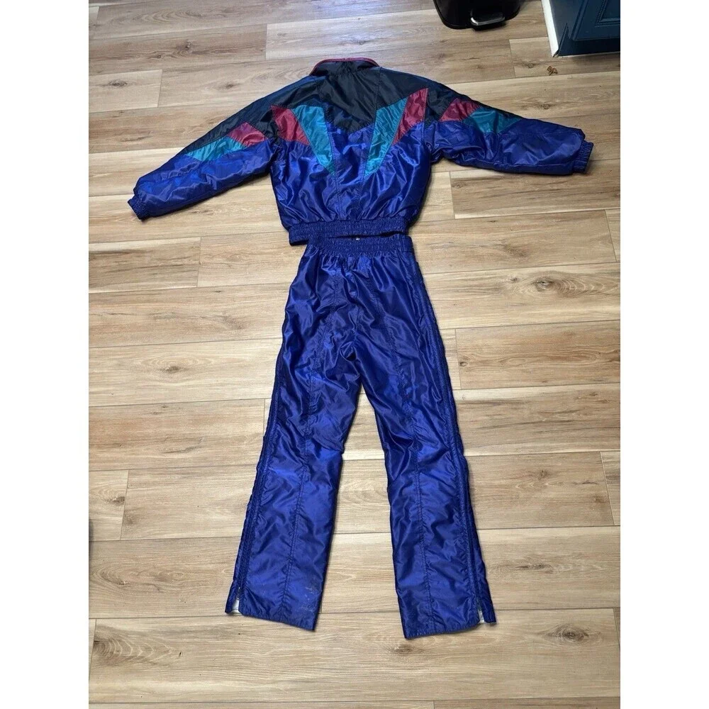 Y2K Vintage Phenix 90s Colorblock Two-Piece Ski Suit Jacket Girls Or Boys
